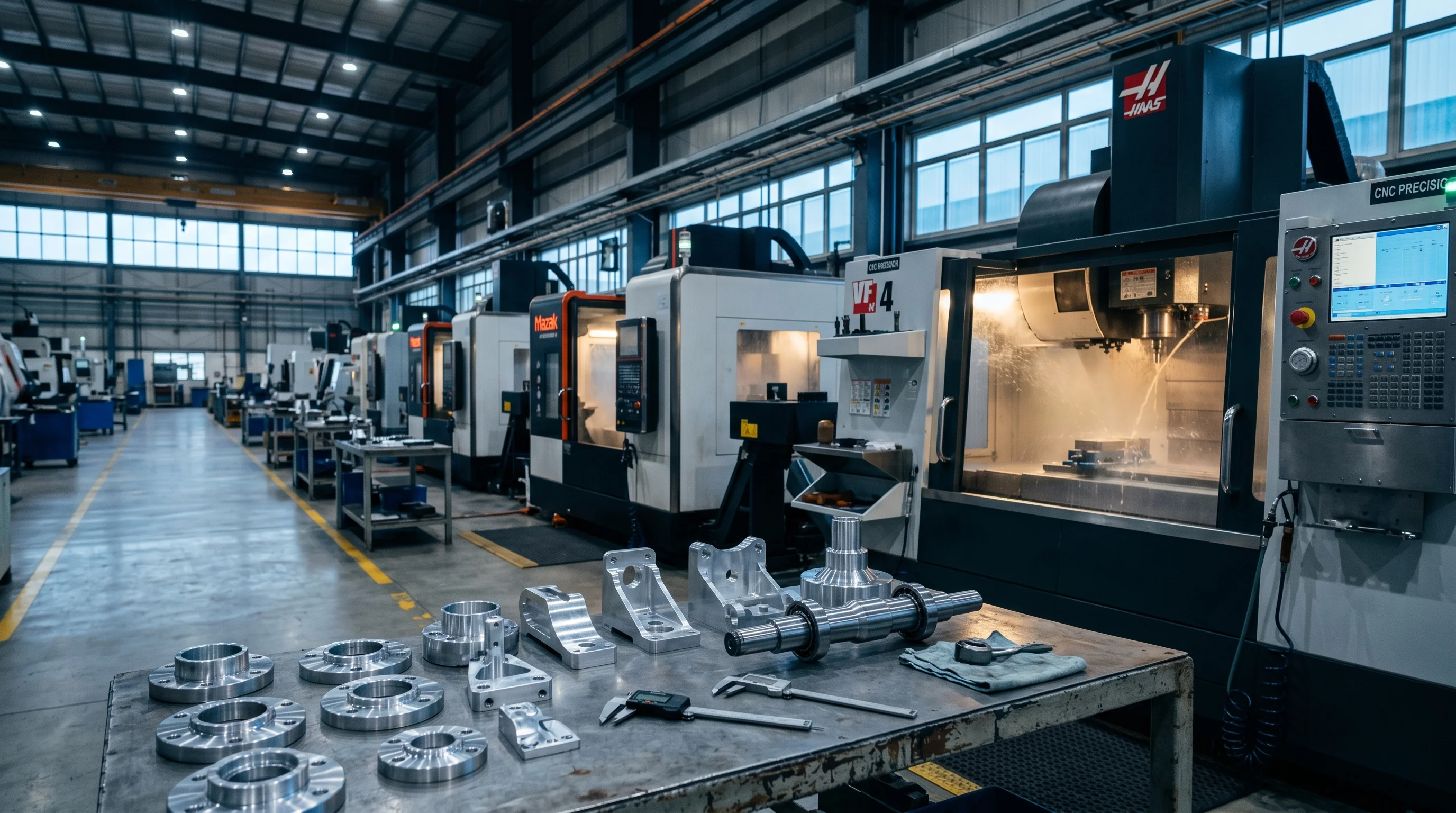 CNC machining floor — NTechnoSolution manufacturing software for Indian engineering companies